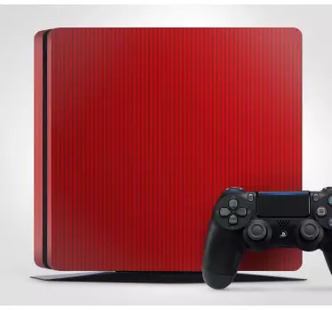 Adesivo ps4 skin a strisce rosse - TenStickers