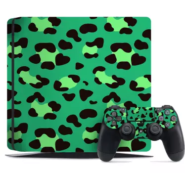 Adesivo ps4 stampa animale verde - TenStickers