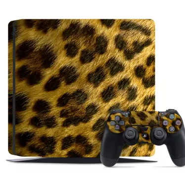 Adesivo ps4 stampa leopardo gaming - TenStickers