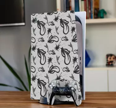 Adesivo ps5 cover decorativa espressiva - TenStickers