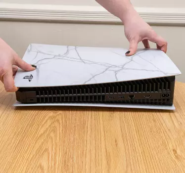 Adesivo ps5 cover in finitura marmo - TenStickers
