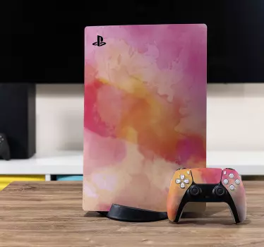 Adesivo ps5 gradienti acquerello - TenStickers
