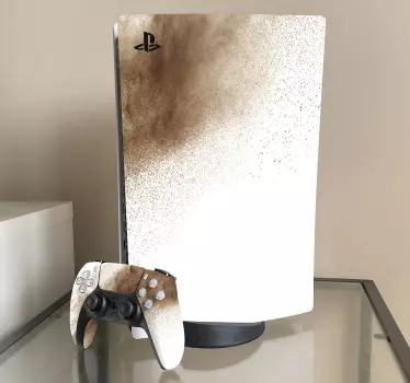 Adesivo ps5 motivo marrone sabbioso - TenStickers