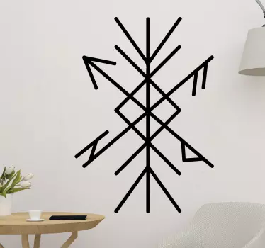 Adesivo runa protezione - TenStickers