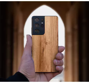 Adesivo samsung finitura legno naturale - TenStickers