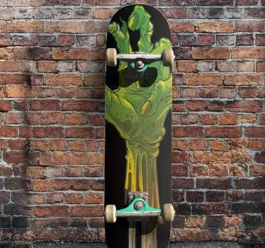 Adesivo sport estremo mano zombie skate - TenStickers