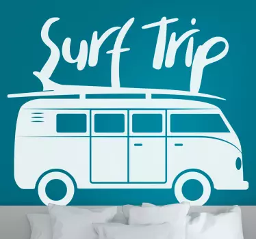 Adesivo sport estremo veicolo da surf trip - TenStickers