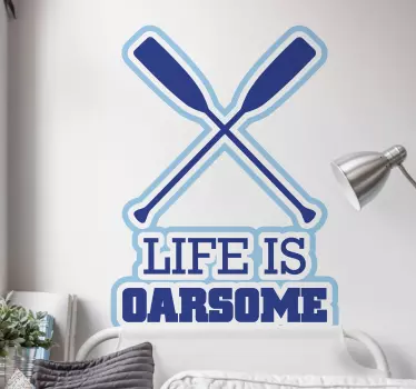 Adesivo sport la vita è un gioco di parole imponente - TenStickers