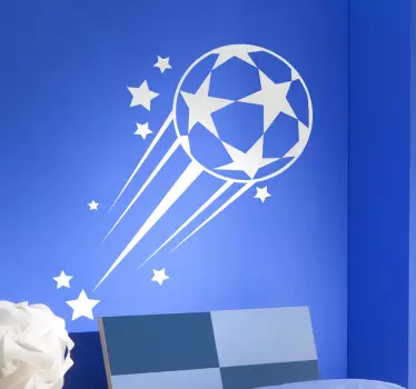 Adesivo sportivo pallone da calcio - TenStickers