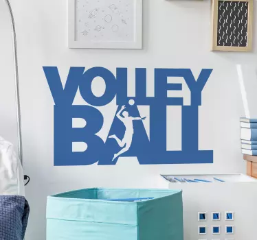 Adesivo sportivo Volley Ball - TenStickers