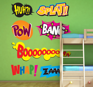 Adesivo stickers suoni fumetti - TenStickers