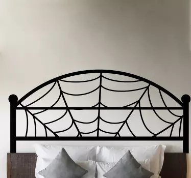 Adesivo testata letto effetto rete - TenStickers