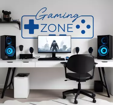Adesivo murale videogioco zona di gioco - TenStickers