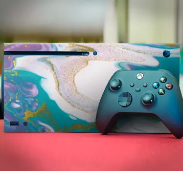 Adesivo Xbox accento con motivo marmoreo - TenStickers