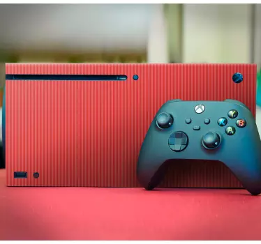 Adesivo xbox controller geometrico rosso - TenStickers