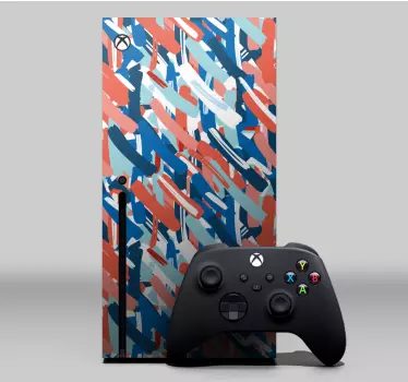 Adesivo xbox copertura astratta per gaming - TenStickers