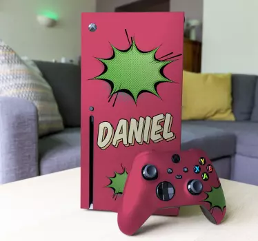 Adesivo xbox etichette in stile fumetto - TenStickers