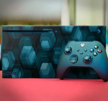 Adesivo Xbox modello esagonale - TenStickers
