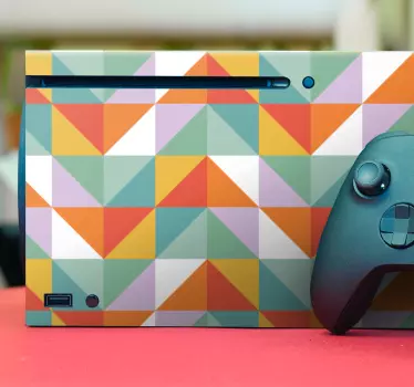 Adesivo Xbox motivi triangolari colorati - TenStickers
