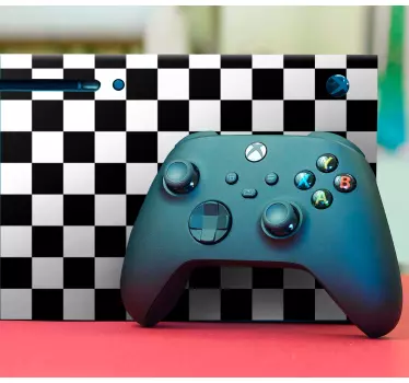 Adesivo xbox motivo a scacchi - TenStickers