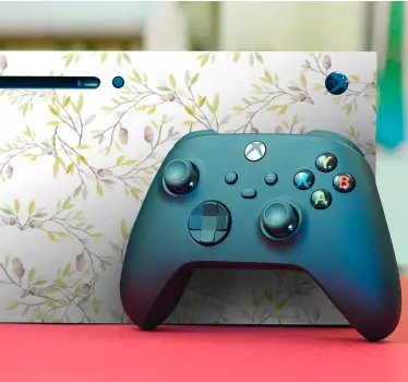 Adesivo Xbox motivo floreale a vite - TenStickers