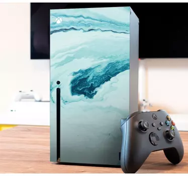 Adesivo xbox motivo marmo acqua - TenStickers
