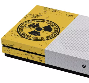 Adesivo xbox skin di avviso di pericolo - TenStickers