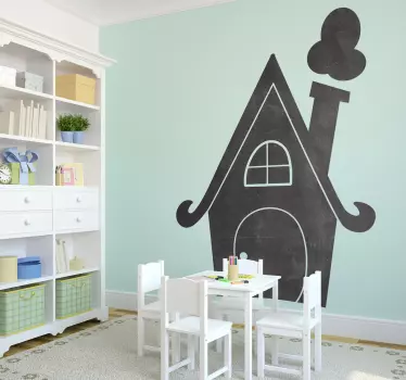 Adevivo lavagna a forma di casa - TenStickers