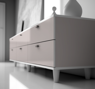 Adesivo colore base grigio pastello - TenStickers