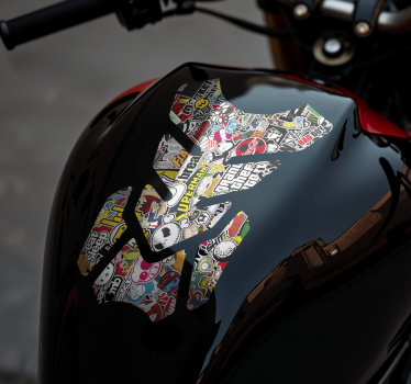 Adesivo per moto adesivo bomba - TenStickers