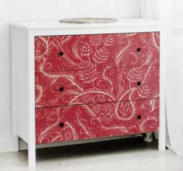 Carta adesiva per mobile Illustrazione di paisley - TenStickers