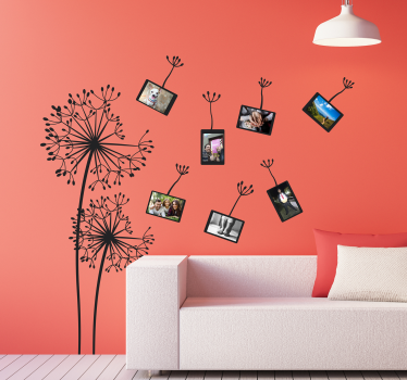 Dente di leone foto fiore adesivo murale - TenStickers
