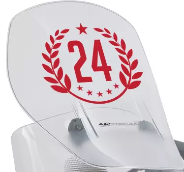 Numeri adesivi moto personalizzati - TenStickers