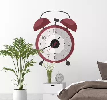 Orologio adesivo sveglia - TenStickers