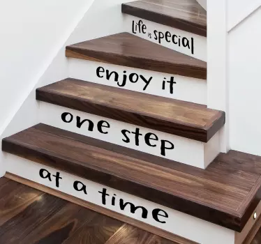 Adesivo casa frase sulla vita - TenStickers