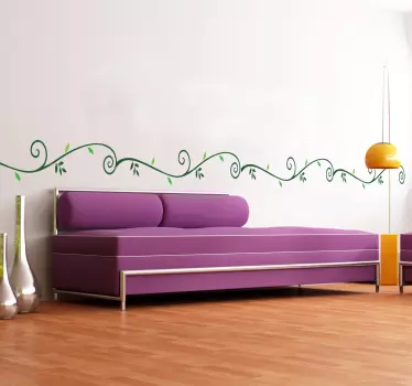 Set di stickers decorazione floreale - TenStickers
