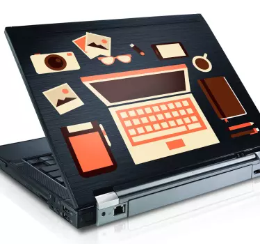 Skin adesiva portatile scrivania - TenStickers