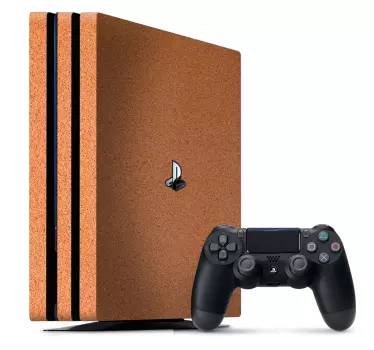 Skin adesiva PS4 effetto sughero - TenStickers