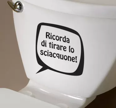 Adesivo scritta tazza - TenStickers