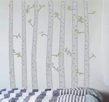 Sticker albero di Betulla - TenStickers