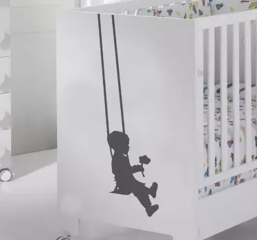 Sticker bambini altalena - TenStickers