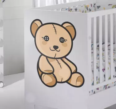 Sticker bambini orsetto marrone - TenStickers