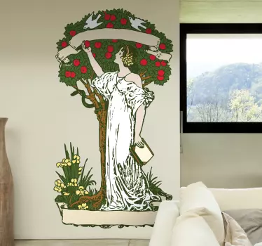 Sticker decorativo albero delle scienze - TenStickers