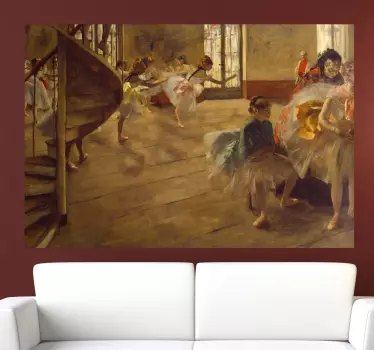 Sticker decorativo ballerine Degas - TenStickers