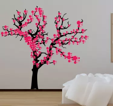 Sticker decorativo ciliegio in fiore - TenStickers