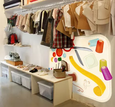 Sticker decorativo collezione cucito - TenStickers