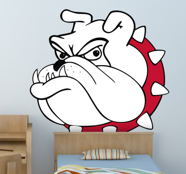 Sticker decorativo disegno bulldog a colori - TenStickers