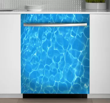 Sticker decorativo effetto acqua - TenStickers