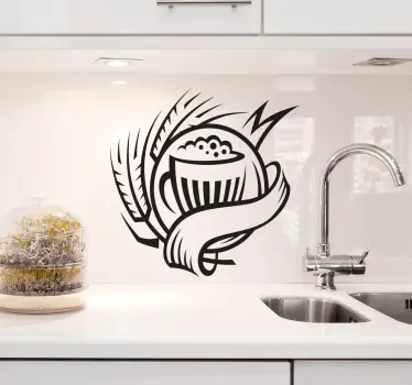 Sticker decorativo emblema birra - TenStickers