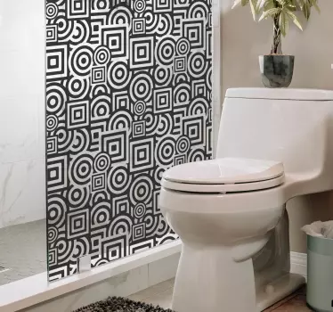 Sticker decorativo forme concentriche - TenStickers